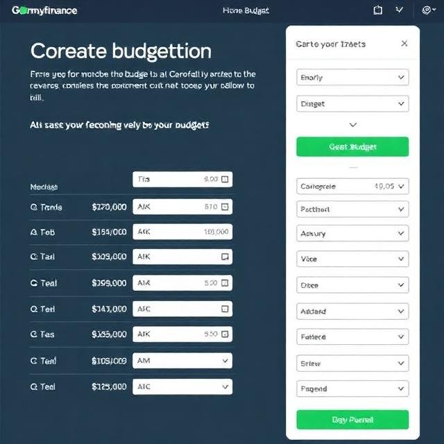 gomyfinance.com create budget