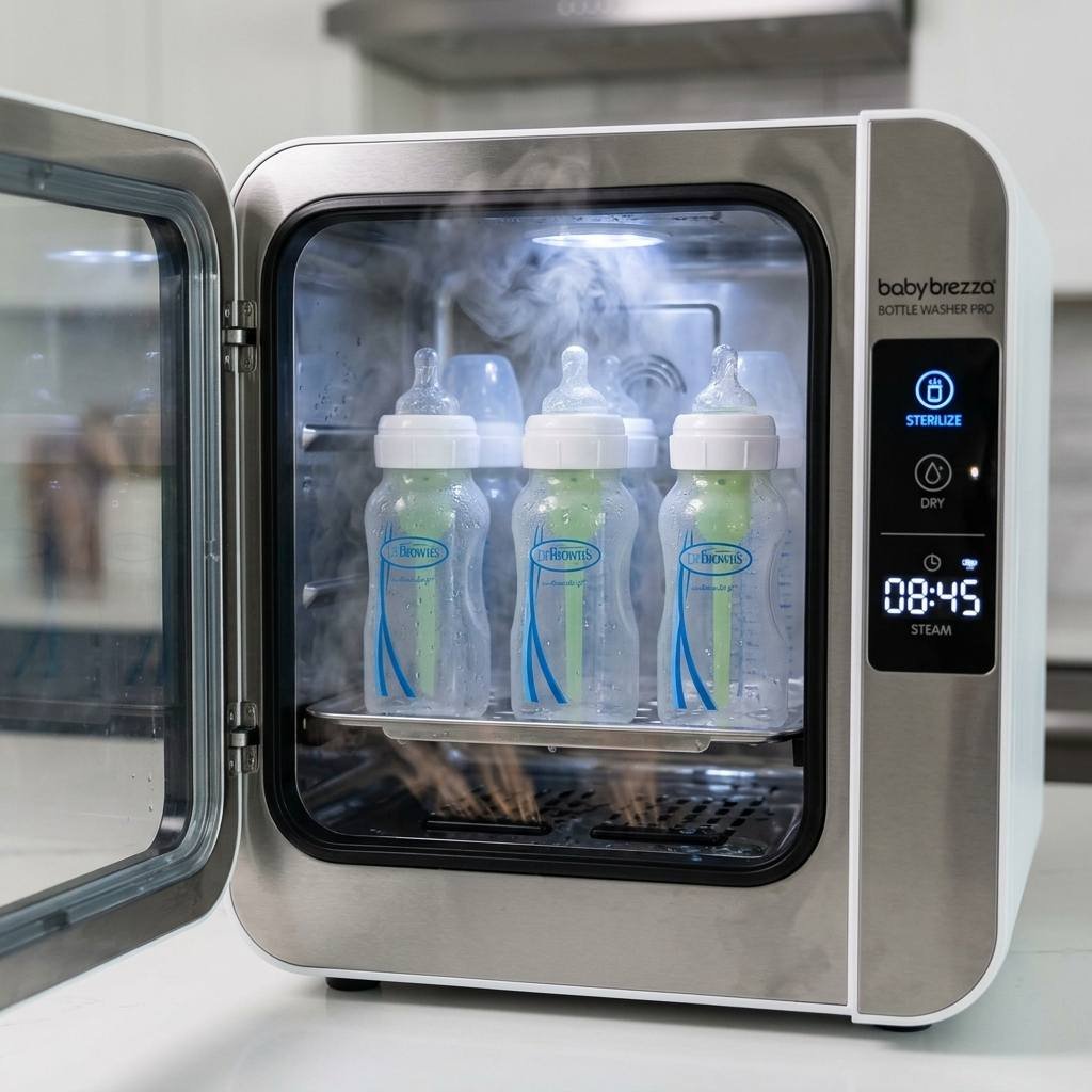 Overview of Baby Brezza Bottle Washer Pro